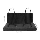 Elevated dog car seat bed